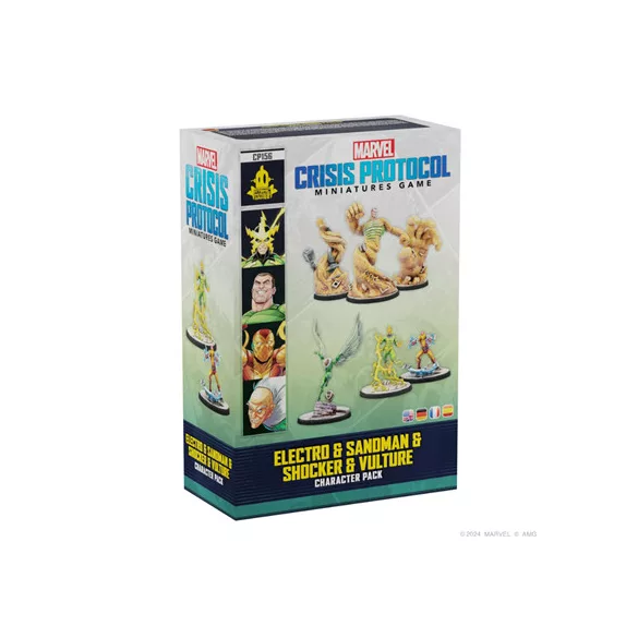 Marvel Crisis Protocol - Electro & Sandman & Shocker & Vulture - EN/DE/FR/SP-CP156