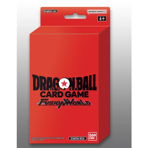Dragon Ball Super Card Game: Fusion World FS01 Starter Deck Display (6 pakli) - angol kiadás