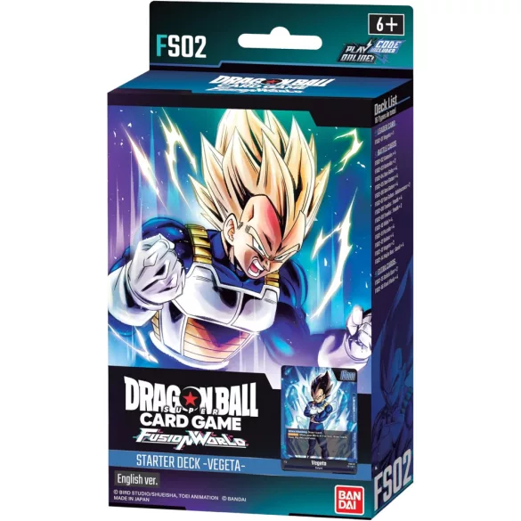 Dragon Ball Super Card Game - Fusion World FS02 Starter Deck Display (6 Decks) - angol kiadás