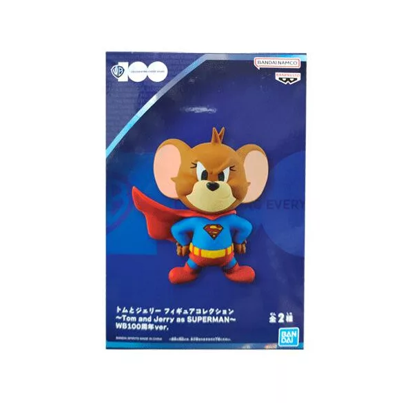 Tom and Jerry - Banpresto WB100th Ann. Figure - Jerry (Superman)-BP88743P