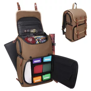 ENHANCE Trading Card Backpack Designer Edition (Tan)-ENBCCBK608TNEW