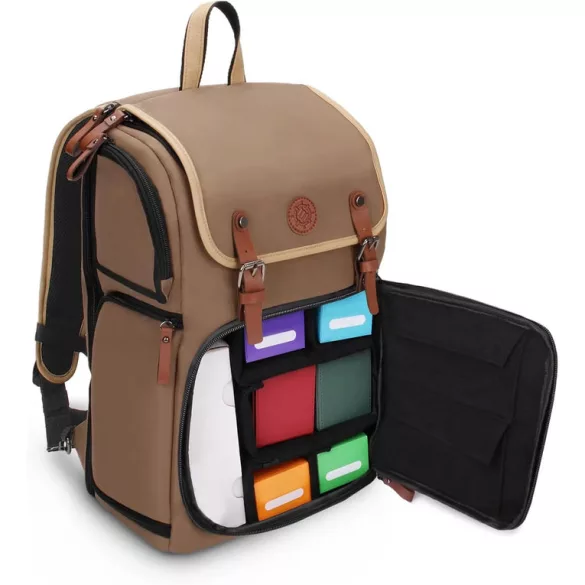 ENHANCE Trading Card Backpack Designer Edition (Tan)-ENBCCBK608TNEW