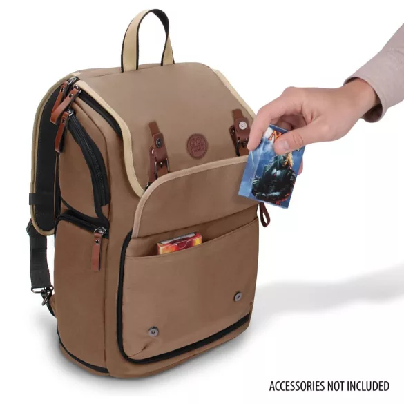 ENHANCE Trading Card Backpack Designer Edition (Tan)-ENBCCBK608TNEW