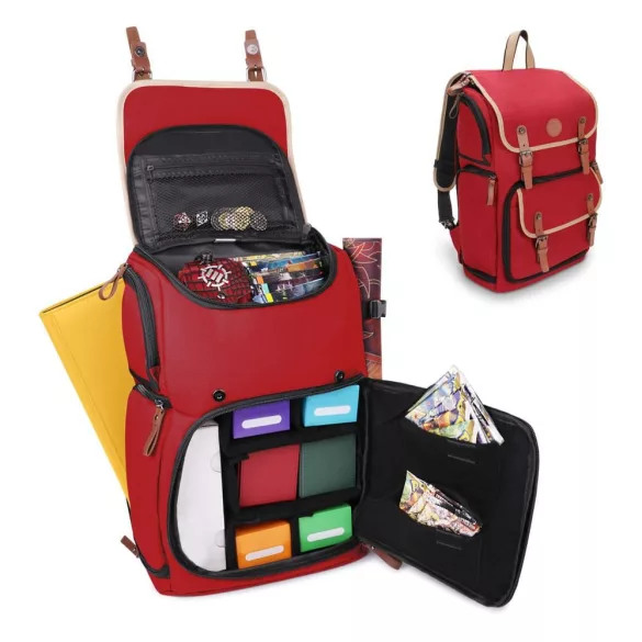 ENHANCE Trading Card Backpack Designer Edition (Red)-ENBCCBK608RDEW