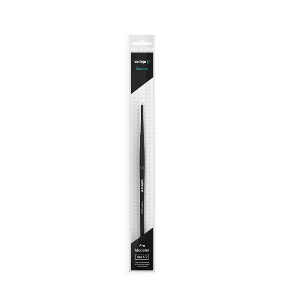 Vallejo - Brush / Pro Modeler - Natural Hair Round Brush No. 5/0-B01050