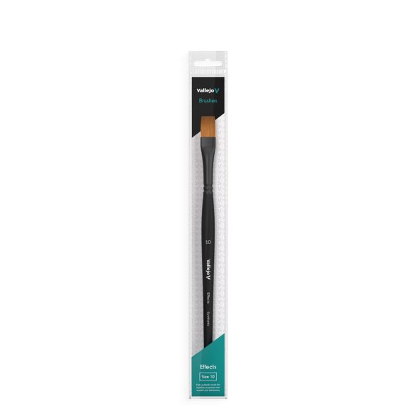 Vallejo - Brush / Effects - Flat Rectangular Synthetic Brush No. 10-B04010