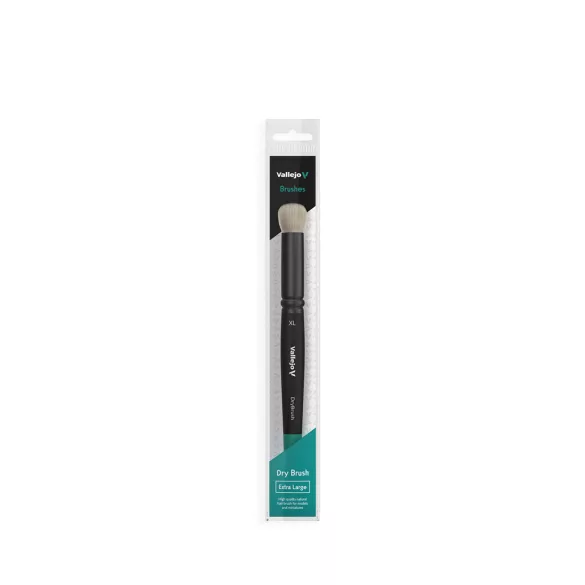 Vallejo - Brush / Dry Brush - Natural Hair Dry Brush Extra-Large-B07004