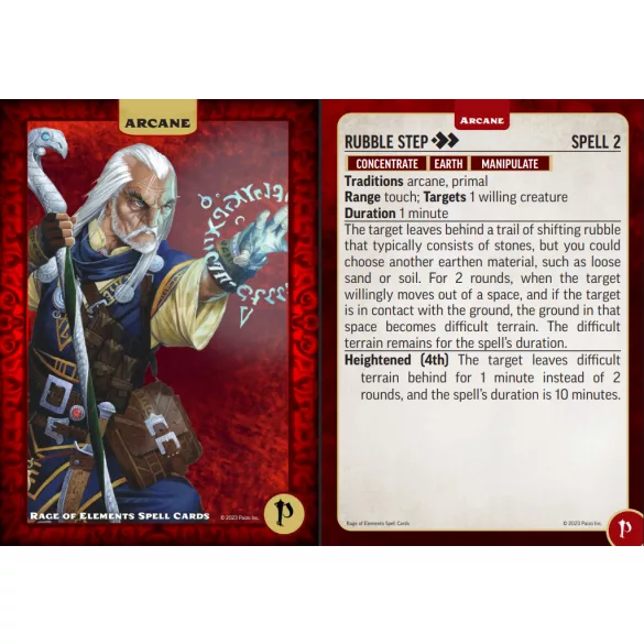 Pathfinder RPG: Rage of Elements Spell Cards - EN-PZO2237
