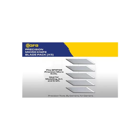 GF9 - Precision Micro Knife Blade Pack (x5)-GF9T10