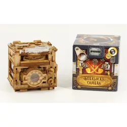 Cluebox - Escape Room in a Box - Cluebox Sherlock's Camera fa puzzle doboz