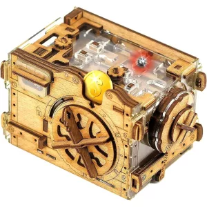 Gift Puzzle Box – Wooden Gift Vault – A-maze-ing Safe fa puzzle persely
