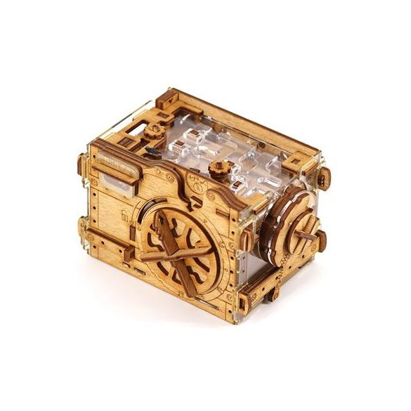 Gift Puzzle Box - Wooden Gift Vault - A-maze-ing Safe-50043