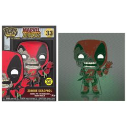 Funko POP! Pin: Marvel -  Zombie Deadpool-FKMVPP0095