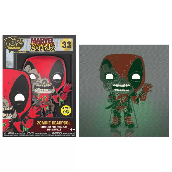 Funko POP! Pin: Marvel - Zombie Deadpool-FKMVPP0095