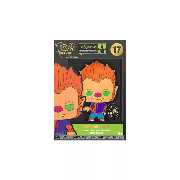 Funko POP! Pins: Simpsons - Werewolf Bart w/ch (Glow)-FKSIMPP0006