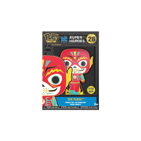 Funko POP! Pins: Batman - The Flash (Dia De Los DC) w/Ch (Glow)-FKDCCPP0042