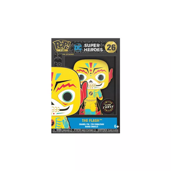 Funko POP! Pins: Batman - The Flash (Dia De Los DC) w/Ch (Glow)-FKDCCPP0042