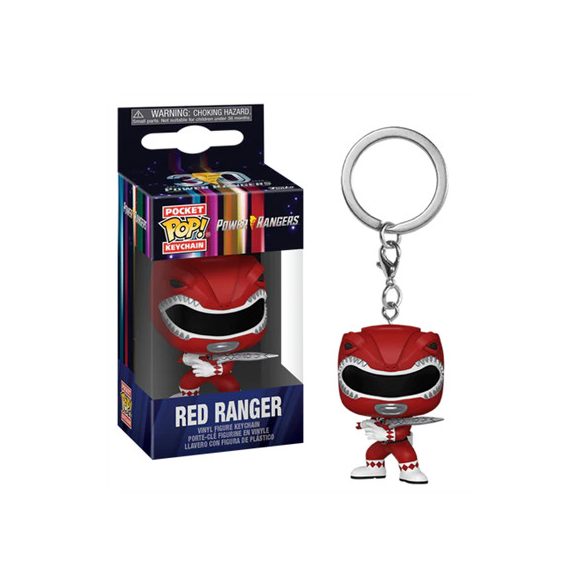 Funko POP! Keychain: MMPR 30th - Red Ranger-FK72152