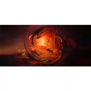 Kraken Wargames - Gamer Mousepad 90x40cm - Dragons-AF-GMP-016