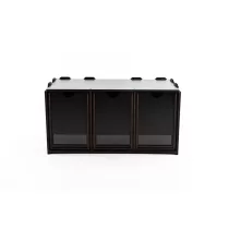 Kraken Wargames - Black Rack - Element with Three High Drawers-KWG0523-24