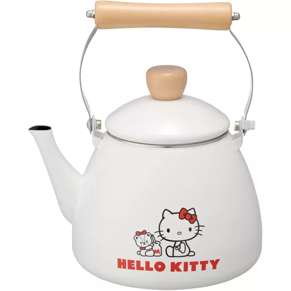 Enamel Tea Kettle Tiny Chum - Hello Kitty-SKATER-HK-56670