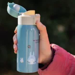 Mat Blue Thermos Bottle 350ml - My Neighbor Totoro-SKATER-58011