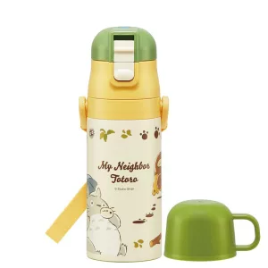 Thermos Bottle double opening Totoro & Catbus - My Neighbor Totoro-SKATER-64962
