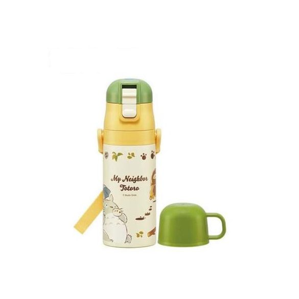 Thermos Bottle double opening Totoro & Catbus - My Neighbor Totoro-SKATER-64962