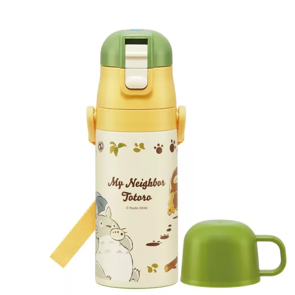 Thermos Bottle double opening Totoro & Catbus - My Neighbor Totoro-SKATER-64962