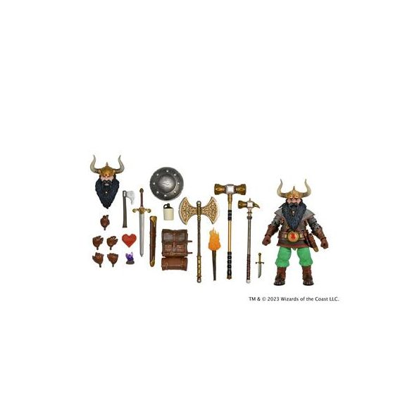 Dungeons & Dragons - 7” Scale Action Figure - Ultimate Elkhorn the Good Dwarf Fighter-NECA52279