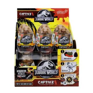 Jurassic World Clash Edition Slime Egg - 12 Pcs In PDQ-38014