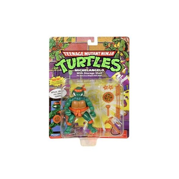 TMNT Classic - Michelangelo With Storage Shell-38803