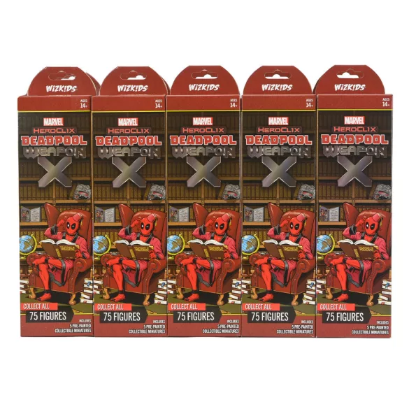 Marvel HeroClix: Deadpool Weapon X Retail Chase Booster OP Kit