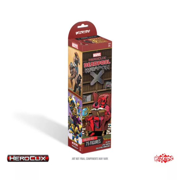 Marvel HeroClix: Deadpool Weapon X Retail Chase Booster OP Kit