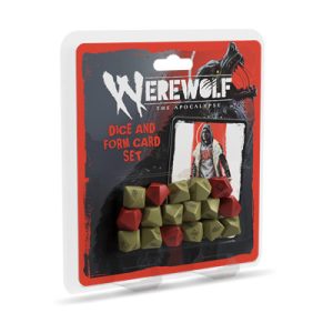 Werewolf: The Apocalypse 5th Edition RPG Dice and Form Card Set - EN-RGS02592