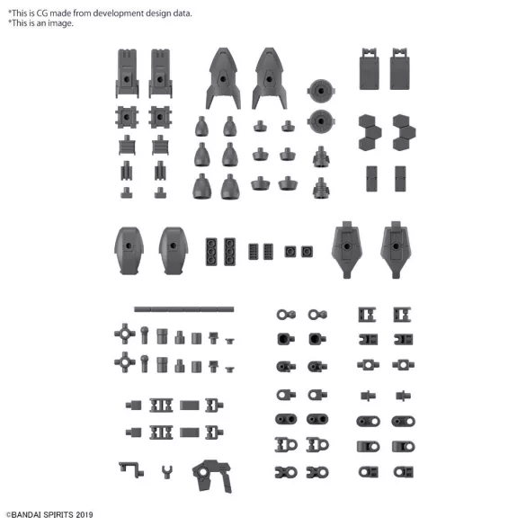30MM 1/144 OPTION PARTS SET 15 (MULTI VERNIER/MULTI-JOINT)-MK66277