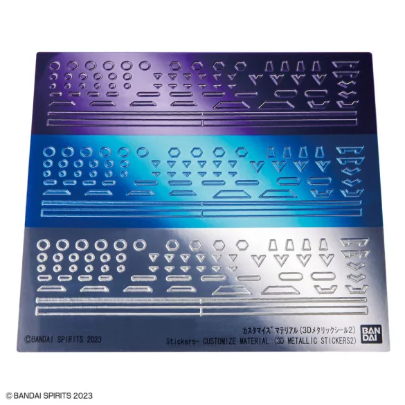 CUSTOMIZE MATERIAL (3D METALLIC STICKERS 2)-MK66278