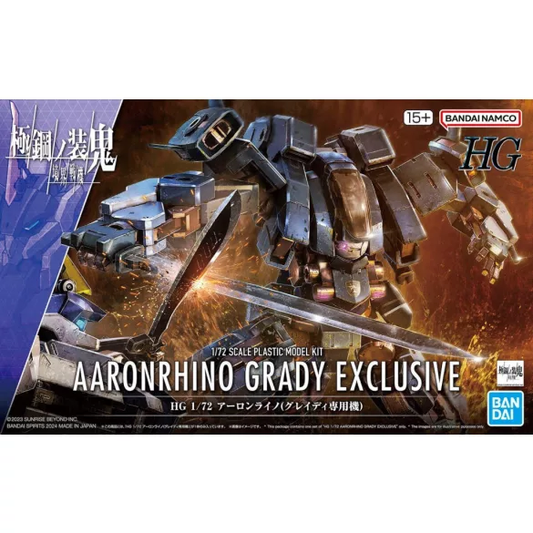 HG 1/72 AARONRHINO GRADY EXCLUSIVE makett