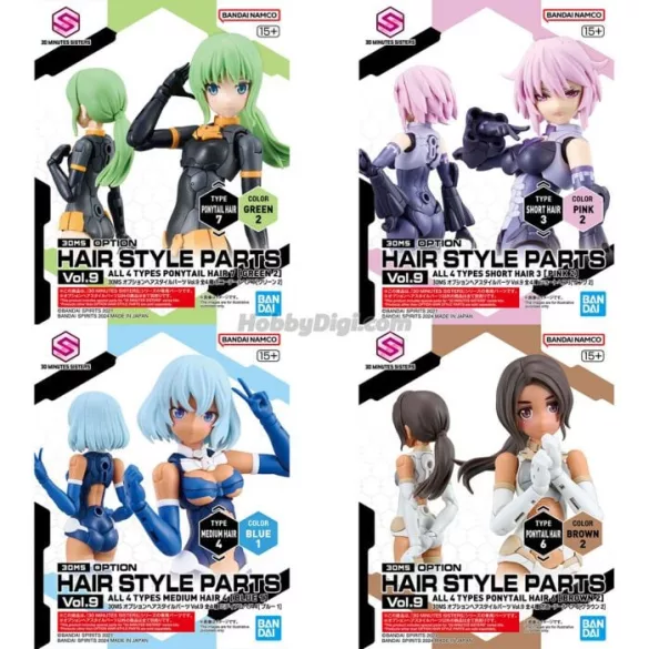 30 Minutes Sisters (30MS) Option Hair Style Parts Vol. 9 - All 4 Types