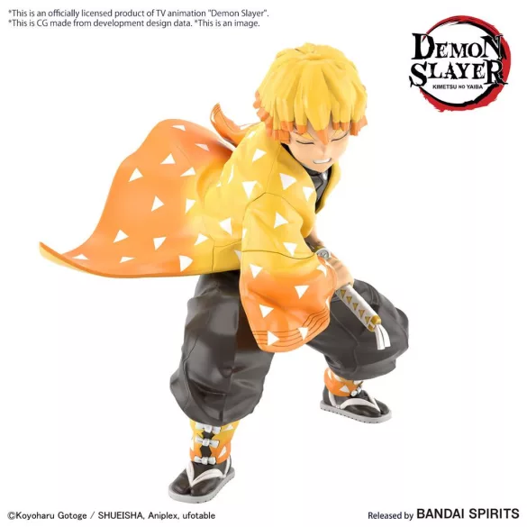 Demon Slayer Model Kit – Agatsuma Zenitsu anime építőkészlet