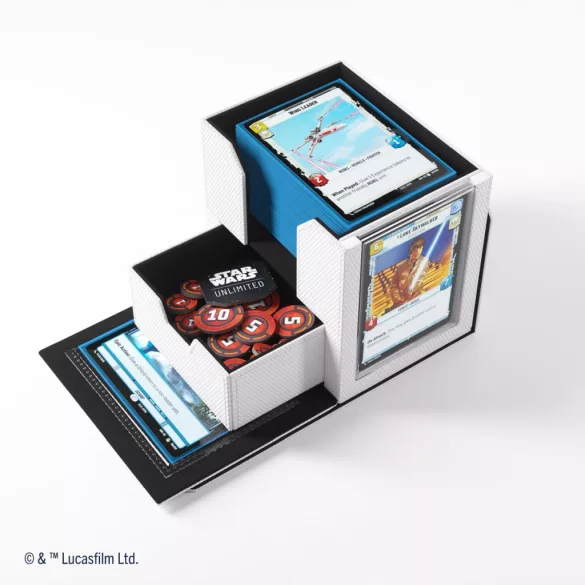 Gamegenic - Star Wars: Unlimited Deck Pod - White/Black-GGS20160ML