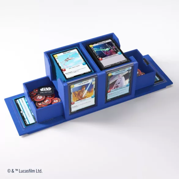 Gamegenic - Star Wars: Unlimited Double Deck Pod - Blue-GGS20163ML