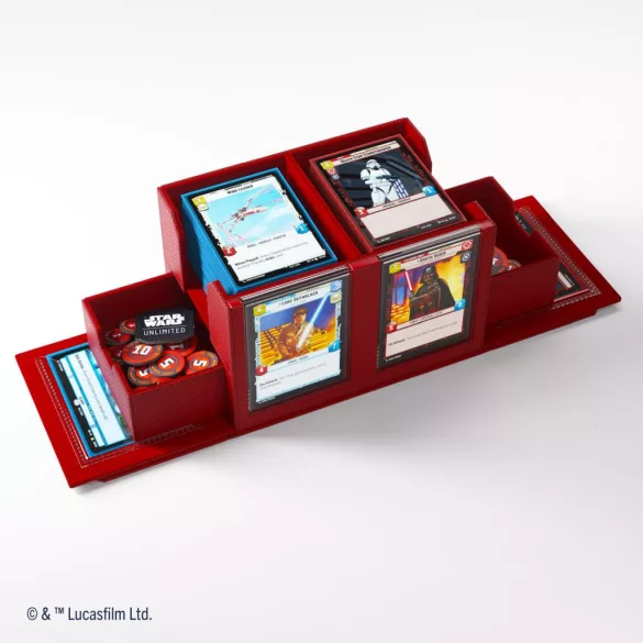 Gamegenic - Star Wars: Unlimited Double Deck Pod - Red-GGS20164ML