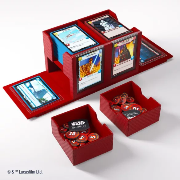 Gamegenic - Star Wars: Unlimited Double Deck Pod - Red-GGS20164ML