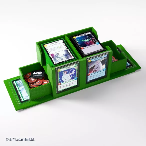 Gamegenic - Star Wars: Unlimited Double Deck Pod - Green-GGS20165ML