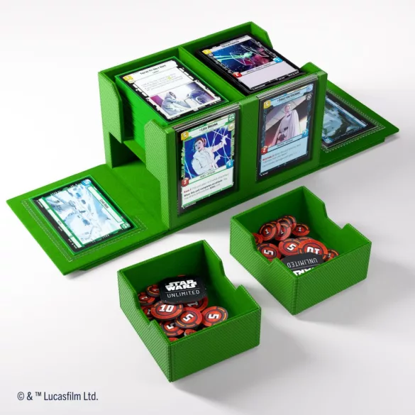 Gamegenic - Star Wars: Unlimited Double Deck Pod - Green-GGS20165ML