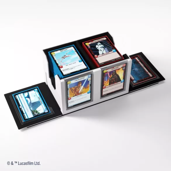 Gamegenic - Star Wars: Unlimited Double Deck Pod - White/Black-GGS20166ML