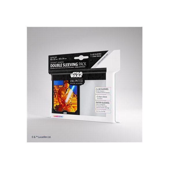 Gamegenic - Star Wars: Unlimited Art Sleeves Double Sleeving Pack - Luke Skywalker-GGS15034ML