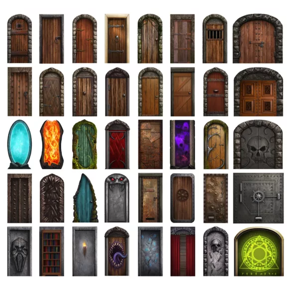Big Box of Dungeon Doors-LBM-038