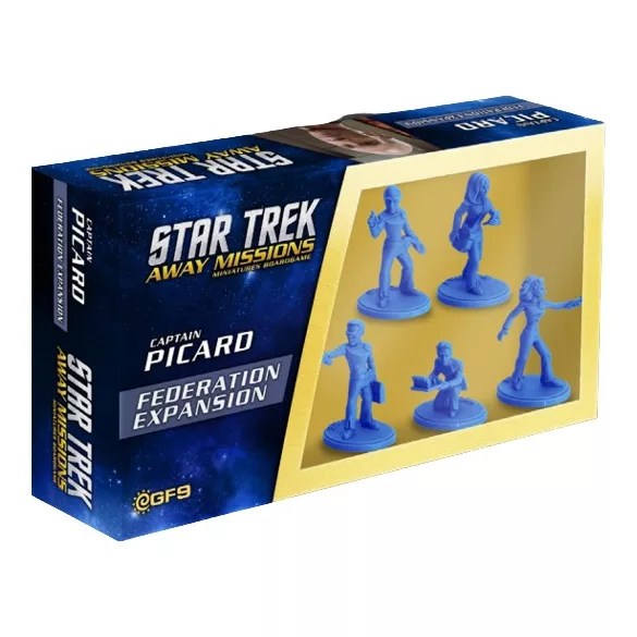 Star Trek: Away Missions - TNG Federation Away Team: Picard +4 mini készlet